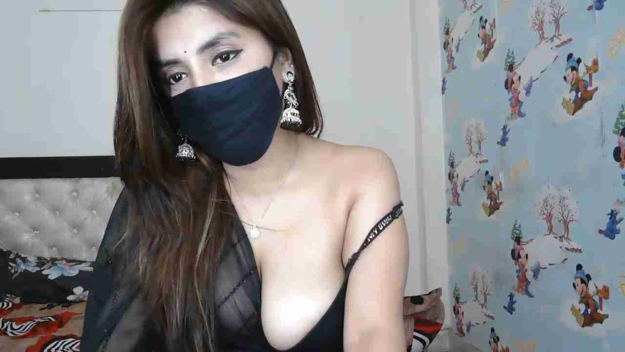 Meadow Rain – Sexy Desi Girl Strips and Fucks Hard