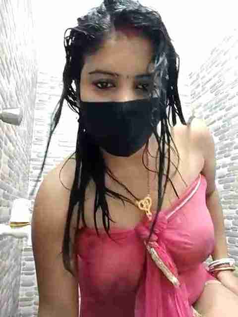 V Hot Sweet Caught Fucking in the Bathroom – Indian Girl Nude