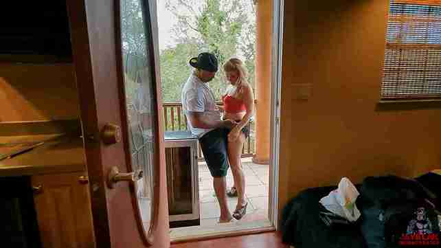 White Beauty Submits to Her Big Black Bull in Hotel Room