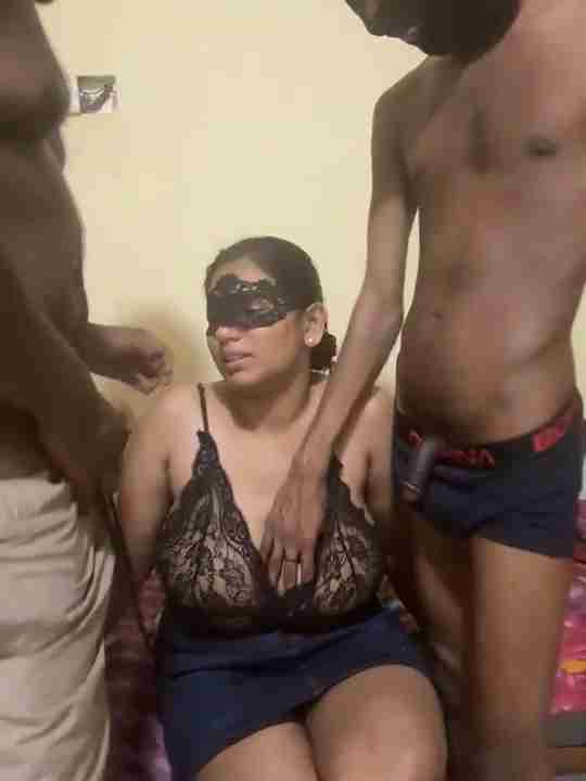 Pussycatstar Threesome Sex with Two Boyfriends at Home