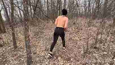 Hotwife outdoor woods hike fucked by friend sex nude xxx video