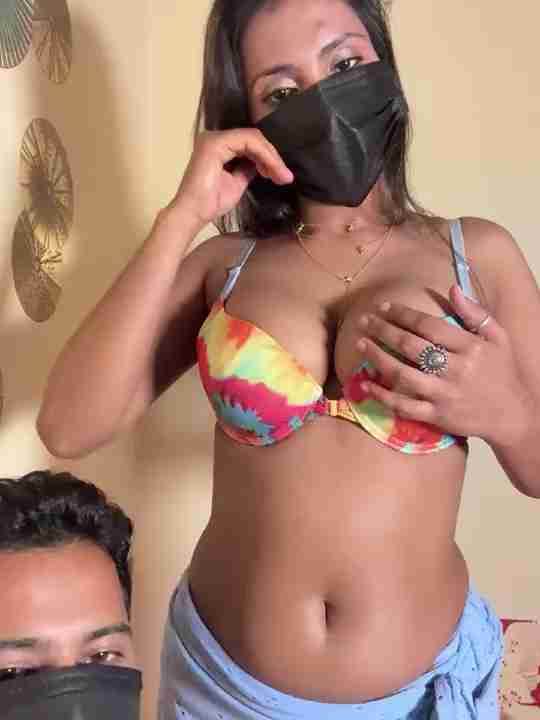 Busty indian girl Pimange34 hot strip and nude webcam sex live cam show