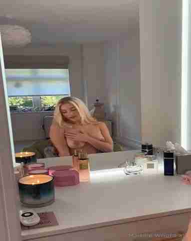 Flaunting Madelene Wright Busty MILF Boobs Nude Figure