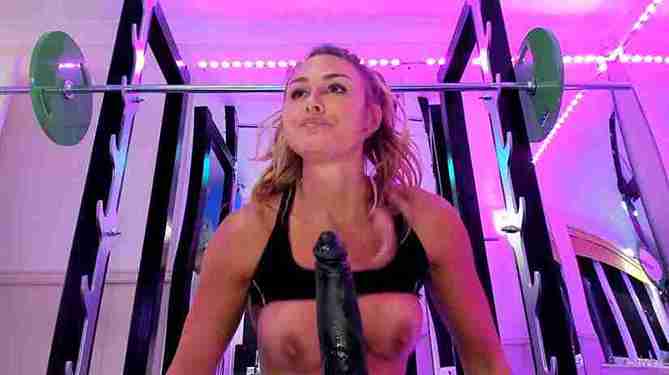 Ella Silver Gym Workout Tease Nude Sex Scene